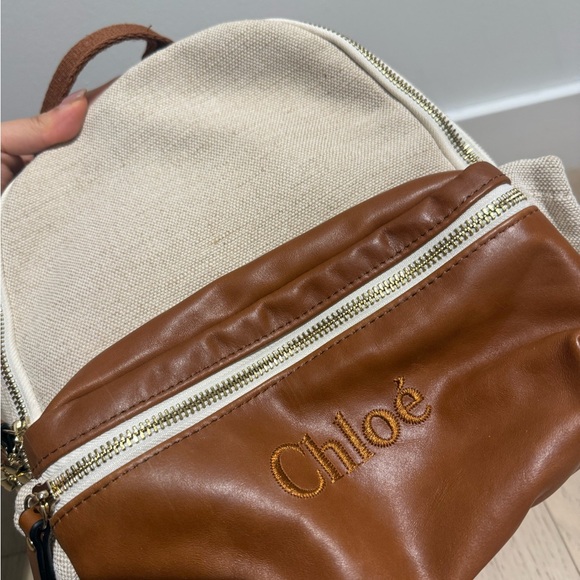 Chloé Beige and Brown Backpack - Picture 4 of 7